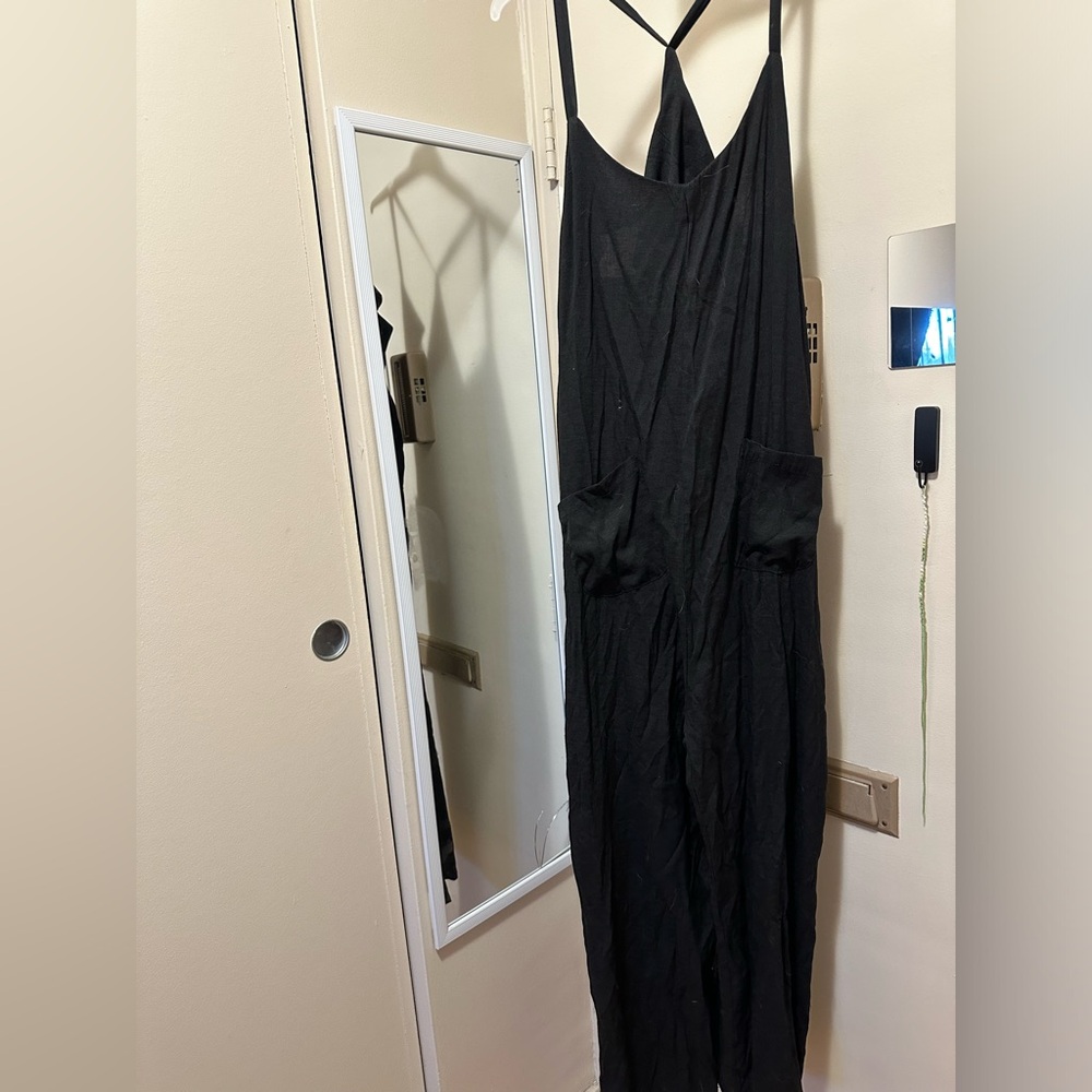 Black jump suit